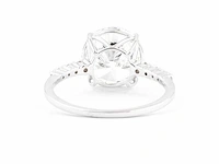 14 karaat witgouden ring met 4,02 crt diamant - afbeelding 4 van  8
