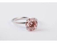 14 karaat witgouden ring met 4,03 crt. diamant - afbeelding 4 van  6