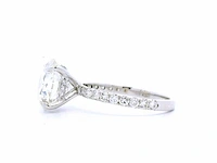 14 karaat witgouden ring met 4,11 crt. diamant - afbeelding 4 van  7