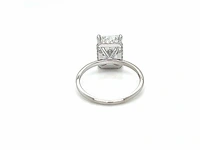 14 karaat witgouden ring met 4,14 crt. diamant - afbeelding 10 van  10