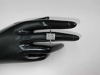 14 karaat witgouden ring met 4,14 crt. diamant - afbeelding 3 van  10