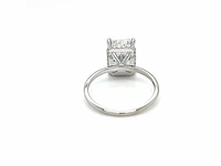 14 karaat witgouden ring met 4,14 crt. diamant - afbeelding 9 van  10