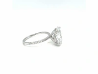 14 karaat witgouden ring met 4,19 crt. diamant - afbeelding 11 van  14