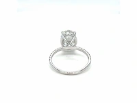 14 karaat witgouden ring met 4,19 crt. diamant - afbeelding 12 van  14