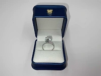 14 karaat witgouden ring met 4,19 crt. diamant - afbeelding 13 van  14