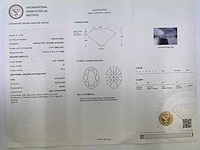 14 karaat witgouden ring met 4,19 crt. diamant - afbeelding 5 van  14
