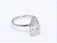14 karaat witgouden ring met 5,02 crt. diamant - afbeelding 6 van  8