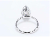 14 karaat witgouden ring met 5,02 crt. diamant - afbeelding 8 van  8