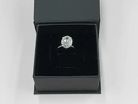 14 karaat witgouden ring met 5,04 crt. diamant - afbeelding 3 van  9