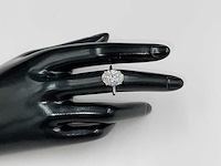 14 karaat witgouden ring met 5,04 crt. diamant - afbeelding 7 van  9