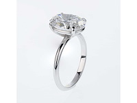 14 karaat witgouden ring met 5,04 crt. diamant - afbeelding 9 van  9