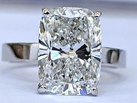 14 karaat witgouden ring met 5,1 crt diamant. - afbeelding 5 van  7