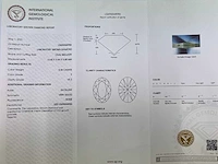 14 karaat witgouden ring met 5,15 crt. diamant - afbeelding 2 van  5
