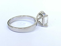 14 karaat witgouden ring met 5,22 crt. diamant - afbeelding 9 van  9