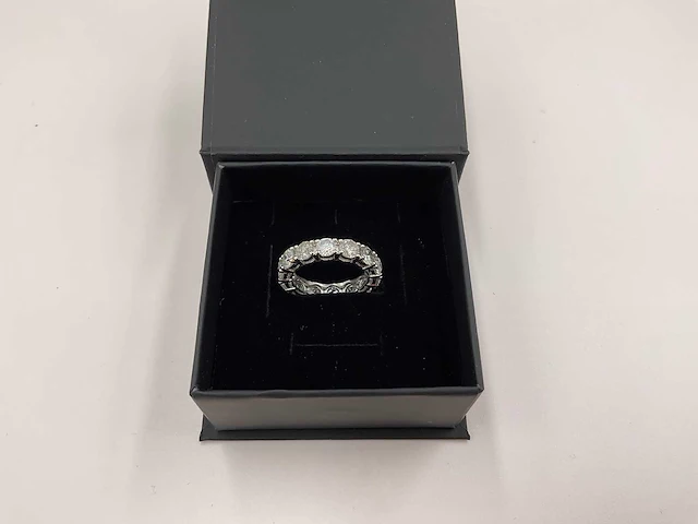 14 karaat witgouden ring met 5,23 crt. diamant natuurlijk - afbeelding 7 van  9
