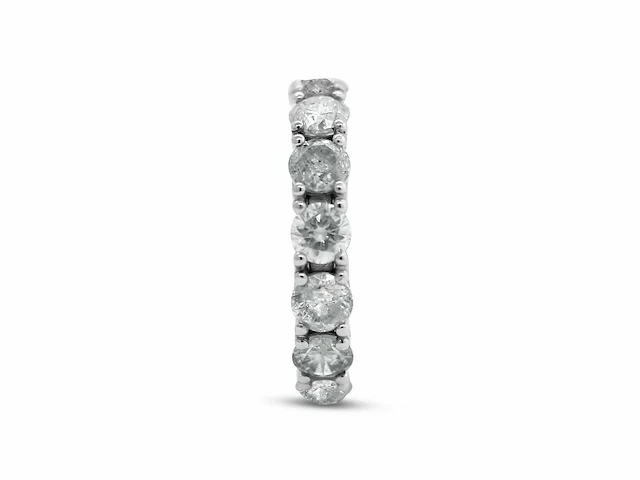 14 karaat witgouden ring met 5,23 crt. natuurlijke diamanten - afbeelding 2 van  6