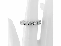 14 karaat witgouden ring met 5,23 crt. natuurlijke diamanten - afbeelding 4 van  6