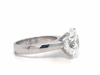 14 karaat witgouden ring met 5,50 crt. diamant - afbeelding 3 van  9