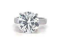 14 karaat witgouden ring met 5,50 crt. diamant - afbeelding 1 van  9