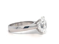 14 karaat witgouden ring met 5,50 crt. diamant - afbeelding 3 van  9