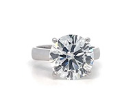 14 karaat witgouden ring met 5,50 crt. diamant - afbeelding 5 van  9