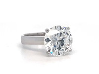 14 karaat witgouden ring met 5,50 crt. diamant - afbeelding 7 van  9