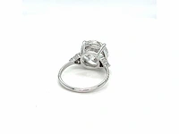 14 karaat witgouden ring met 6,21 crt. diamant - afbeelding 11 van  14