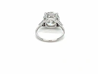 14 karaat witgouden ring met 6,21 crt. diamant - afbeelding 12 van  14