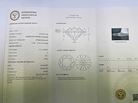 14 karaat witgouden ring met 6,21 crt. diamant - afbeelding 4 van  14
