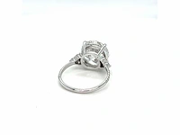 14 karaat witgouden ring met 6,21 crt. diamant - afbeelding 10 van  14
