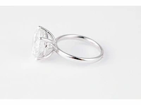 14 karaat witgouden ring met 8,01 crt. diamant - afbeelding 3 van  7