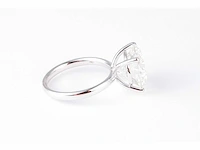 14 karaat witgouden ring met 8,01 crt. diamant - afbeelding 5 van  7