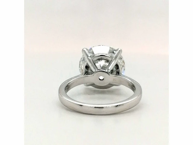 14 karaat witgouden ring met 8,05 crt. diamant - afbeelding 2 van  10