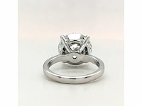 14 karaat witgouden ring met 8,05 crt. diamant - afbeelding 2 van  10