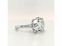 14 karaat witgouden ring met 8,05 crt. diamant - afbeelding 1 van  10