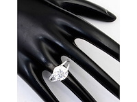 14 karaat witgouden ring met diamant 4,21 crt. - afbeelding 4 van  8
