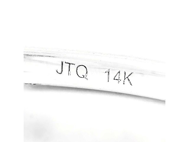 14 karaat witgouden ring met diamant 4,21 crt. - afbeelding 8 van  8