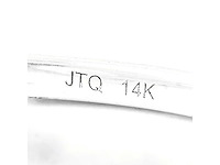 14 karaat witgouden ring met diamant 4,21 crt. - afbeelding 8 van  8