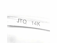 14 karaat witgouden ring met diamanten 4,21 crt. - afbeelding 7 van  7