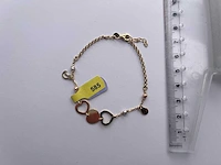 14 karaats geelgouden armband - afbeelding 2 van  2