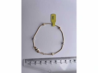 14 karaats geelgouden armband - afbeelding 2 van  2