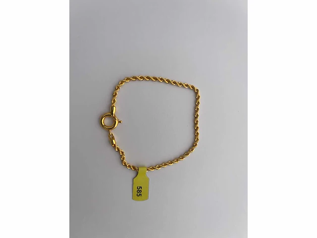14 karaats geelgouden armband - afbeelding 1 van  2