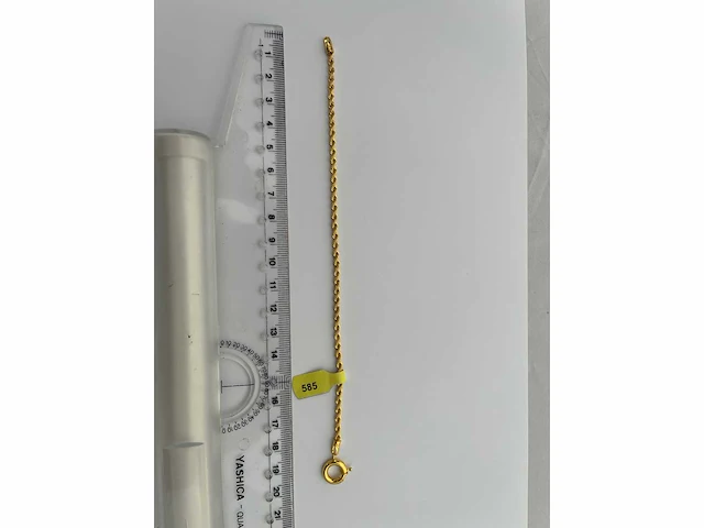 14 karaats geelgouden armband - afbeelding 2 van  2