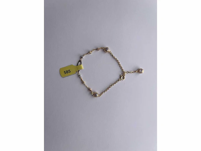 14 karaats geelgouden armband - afbeelding 1 van  2