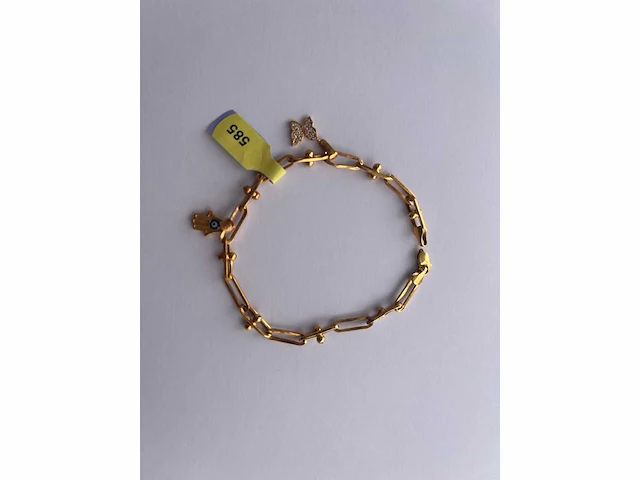 14 karaats geelgouden armband - afbeelding 1 van  2