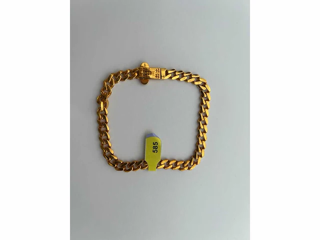 14 karaats geelgouden armband - afbeelding 2 van  3