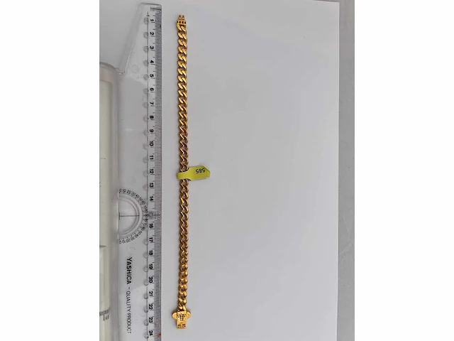 14 karaats geelgouden armband - afbeelding 3 van  3
