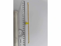 14 karaats geelgouden armband - afbeelding 2 van  2
