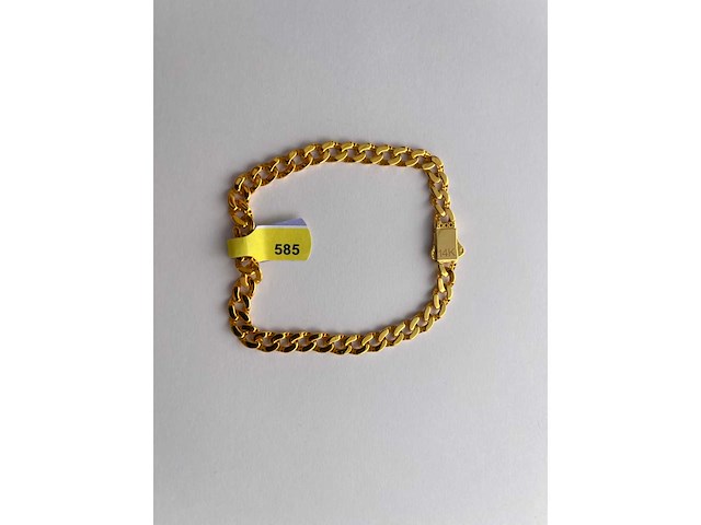 14 karaats geelgouden armband - afbeelding 1 van  2