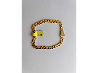14 karaats geelgouden armband